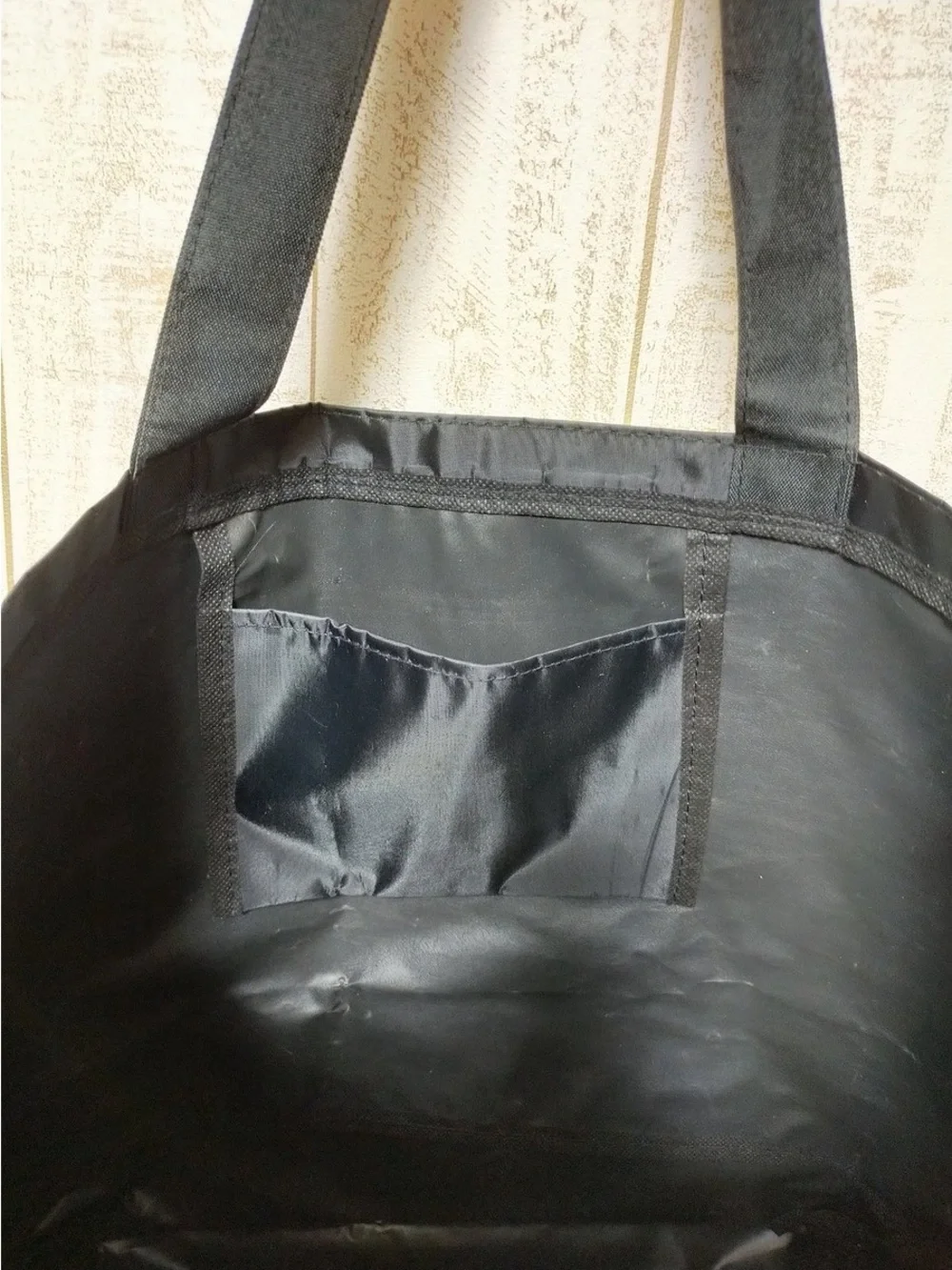 BAPE x MASTERMIND Japan Black Logo Tote Bag with inner pocket